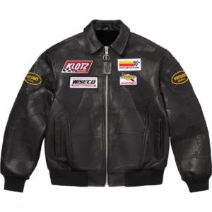 black spiderman supreme jacket