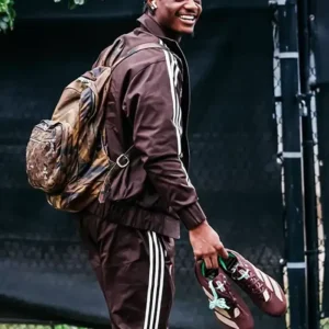 Adidas x Carnell Tate Brown Track Jacket On Sale