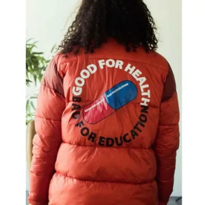 Akira Good For Health Bad For Education Puffer Jacket