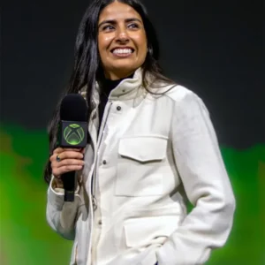 Asha Sharma CEO of XBOX 2026 XBOX Showcase White Jacket