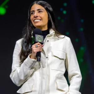 Asha Sharma CEO of XBOX White Jacket
