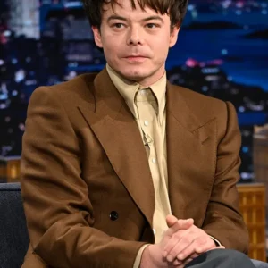 Charlie Heaton The Tonight Show Jimmy Starring Fallown 2026 Brown Blazer