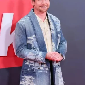Jack O’Connell The 70th BFI London Film Festival Denim Double-Breasted Blazer