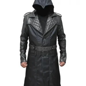 Jacob Frye Assassin's Creed Syndicate Leather Black Coat