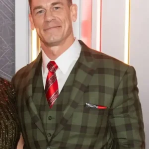 John Cena Matchbox The Movie Premiere Olive Green Blazer