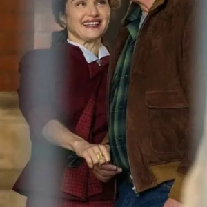 London 2026 Rachel Weisz The Mummy 4 Shooting Maroon Jacket On Sale