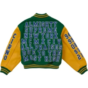 NFL football game San Francisco 49ers Upton Stout Supreme Praises Varsity Jacket On Sale