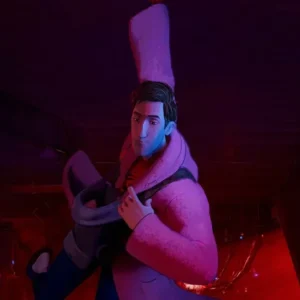 Peter B. Parker Pink Coat from Across the Spider-Verse