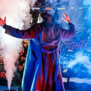 Street Fighter Movie Premiere Night Andrew Schulz Black Wool Coat On Sale