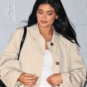 Sushi Park 2026 Kylie Jenner White Long Coat