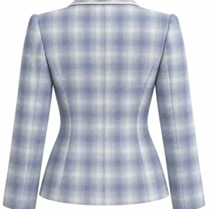 The Crown Season 5 Elizabeth Debicki Princess Diana Plaid Coat