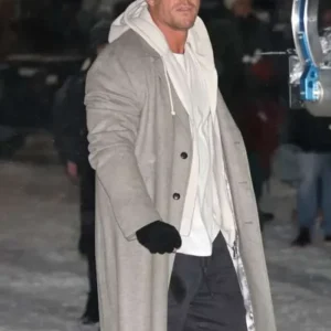 The Man with the Bag Alan Ritchson Grey Coats