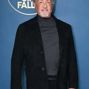 The Tonight Show Sylvester Stallone Black Blazer