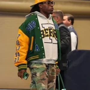 Upton Stout x Supreme Praises Varsity Jacket