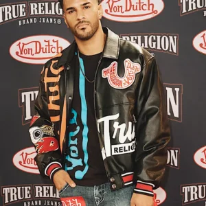 Von Dutch True Religion Leather Jacket