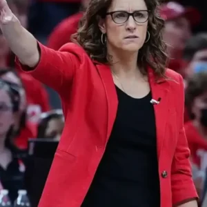 WNBA Playoffs 2026 Stephanie White Red Blazer