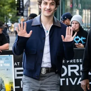 Will Price 64th New York Film Festival 2026 Navy Blue Jacket