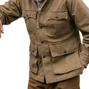 Willem Dafoe Tenzing 2026 Colonel John Hunt Brown Cotton Jacket