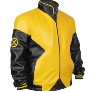 X Men Mutant Cosplay Leather Jacket Side