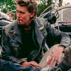 the bikeriders austin butler denim vest